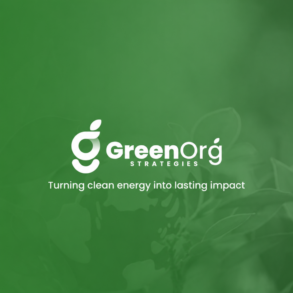 GreenOrg Strategies brand graphic